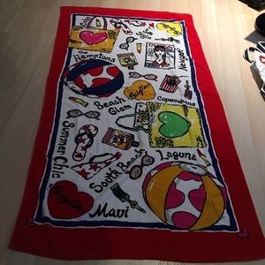 Brighton beach towel